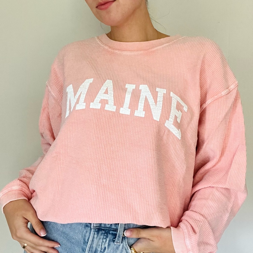 Pink MAINE Women's Sweatshirt